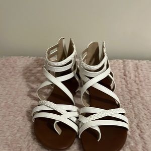 NEW White strappy sandal